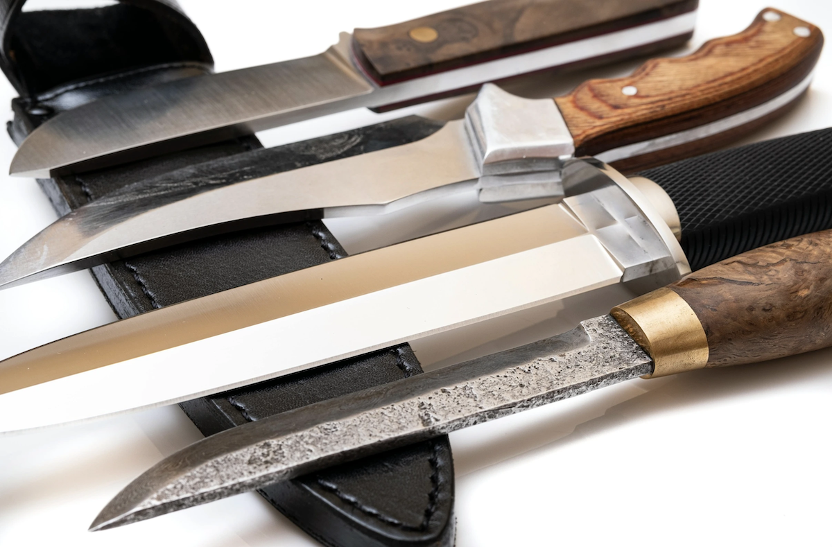 Steel Perfection Knife Background